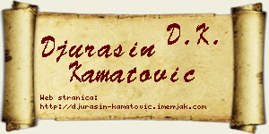 Đurašin Kamatović vizit kartica